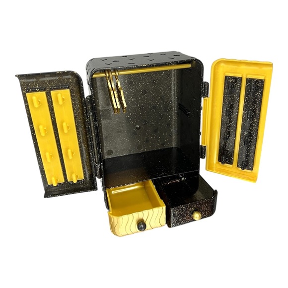 MCA Entertainment Other - MGA Black& Gold wardrobe Organizer with‎ hangers Lol Dolls